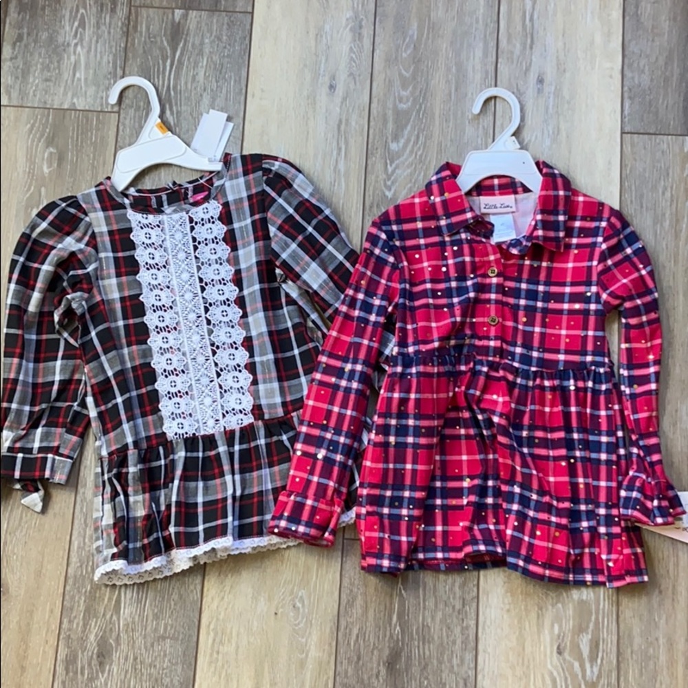 Girls plaid shirts